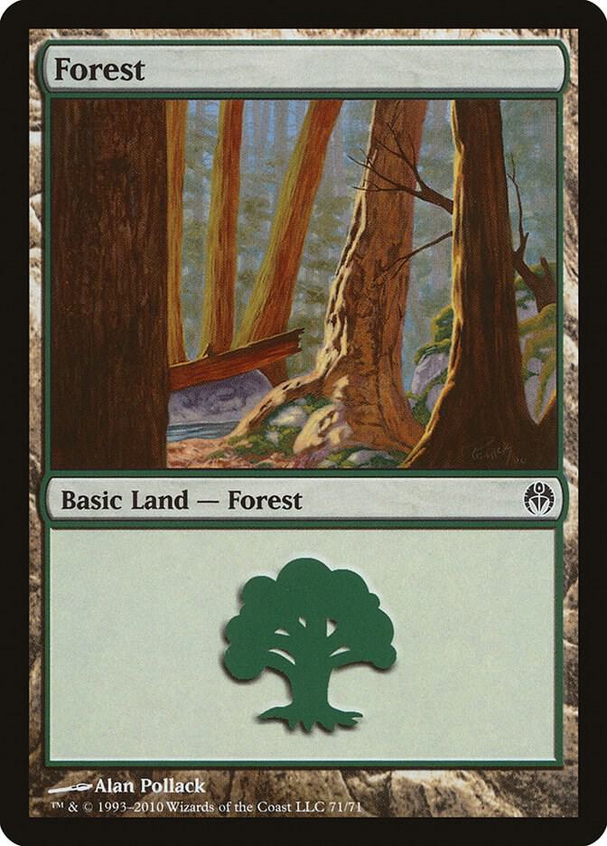 Forest (71) [Duel Decks: Phyrexia vs. the Coalition] 71