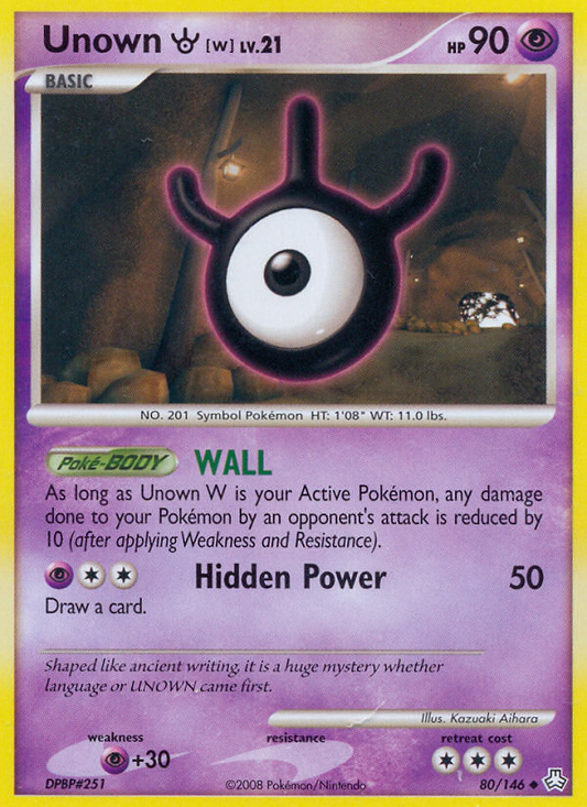 Unown [W] - 80/146 Legends Awakened