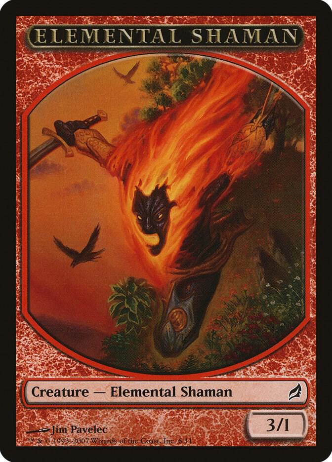 Elemental Shaman Token [Lorwyn] 6