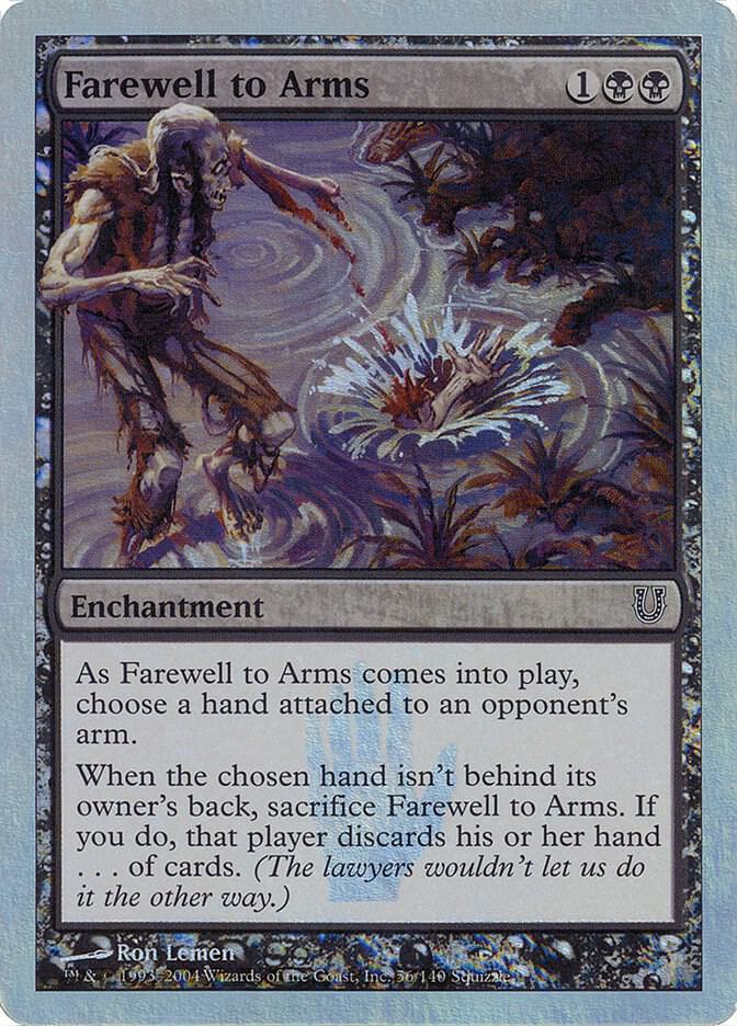 Farewell to Arms (Alternate Foil) [Unhinged] 56