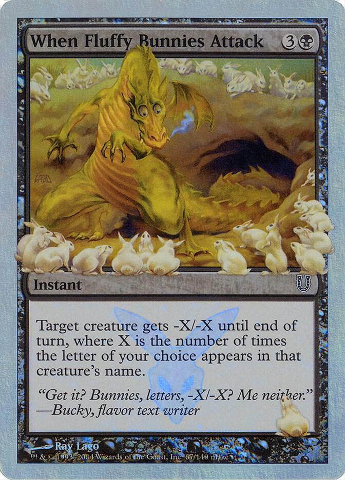 When Fluffy Bunnies Attack (Alternate Foil) [Unhinged] 67