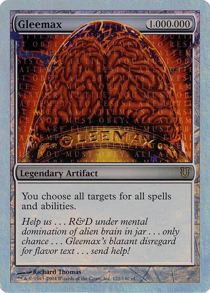 Gleemax (Alternate Foil) [Unhinged] 121