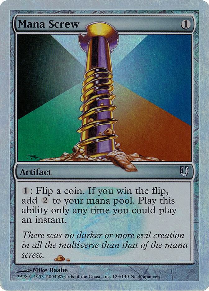 Mana Screw (Alternate Foil) [Unhinged] 123