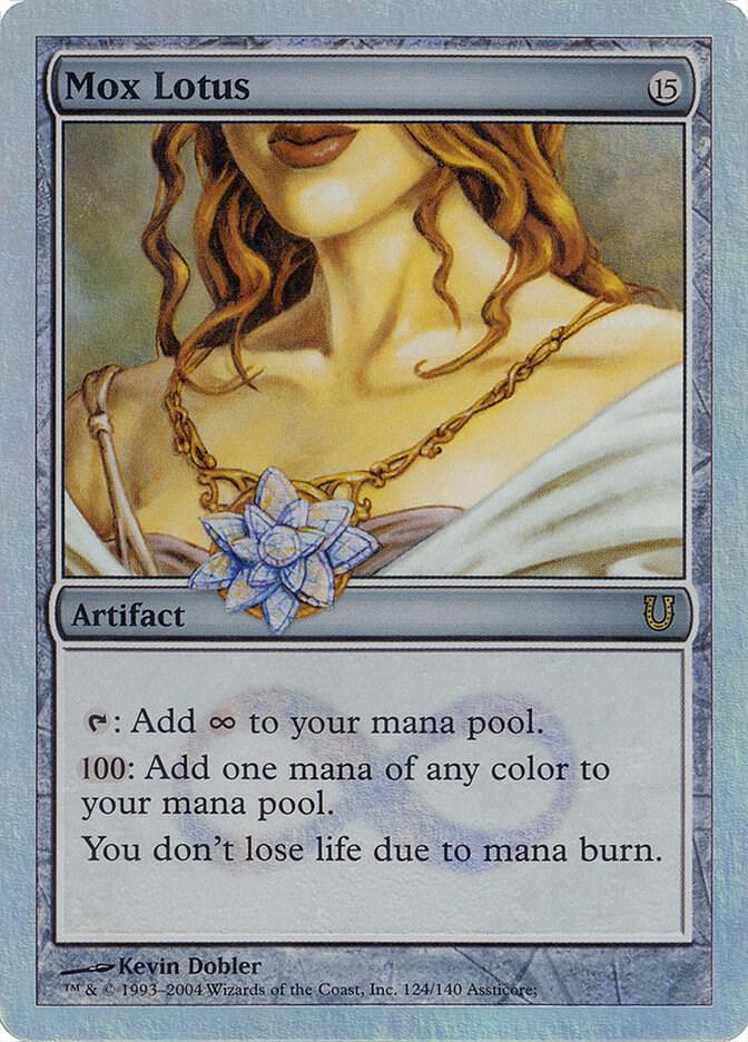 Mox Lotus (Alternate Foil) [Unhinged] 124