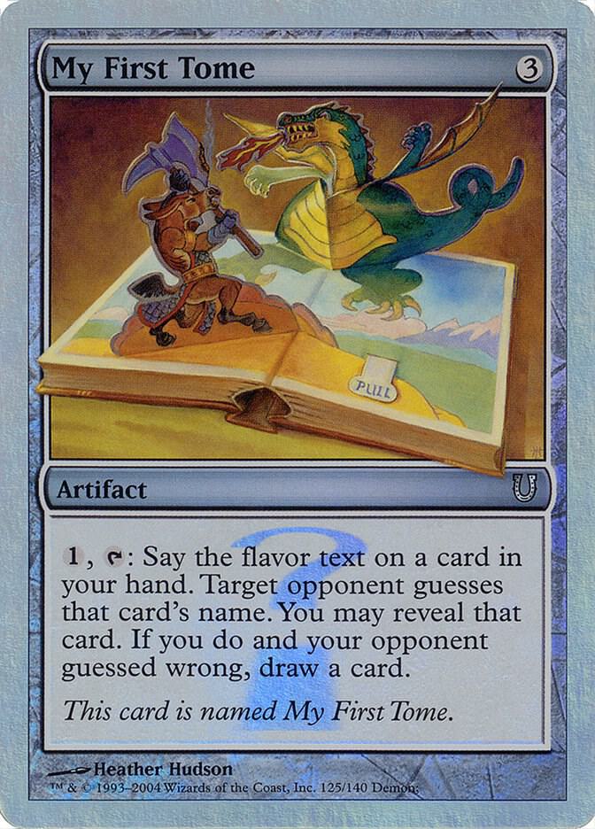 My First Tome (Alternate Foil) [Unhinged] 125