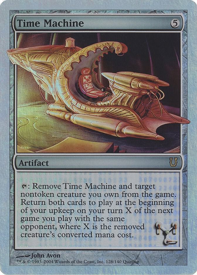 Time Machine (Alternate Foil) [Unhinged] 128
