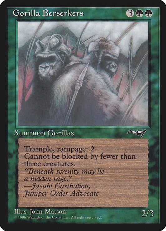 Gorilla Berserkers (Closed Mouth) [Alliances] 76