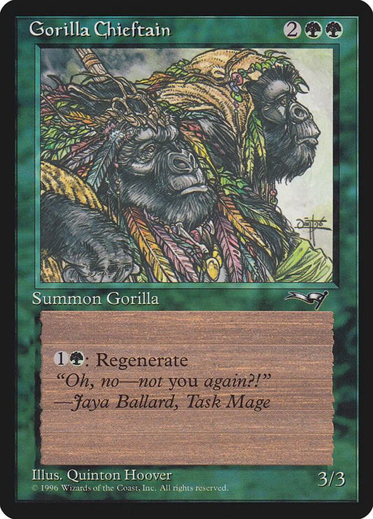 Gorilla Chieftain (2 Gorillas) [Alliances] 78