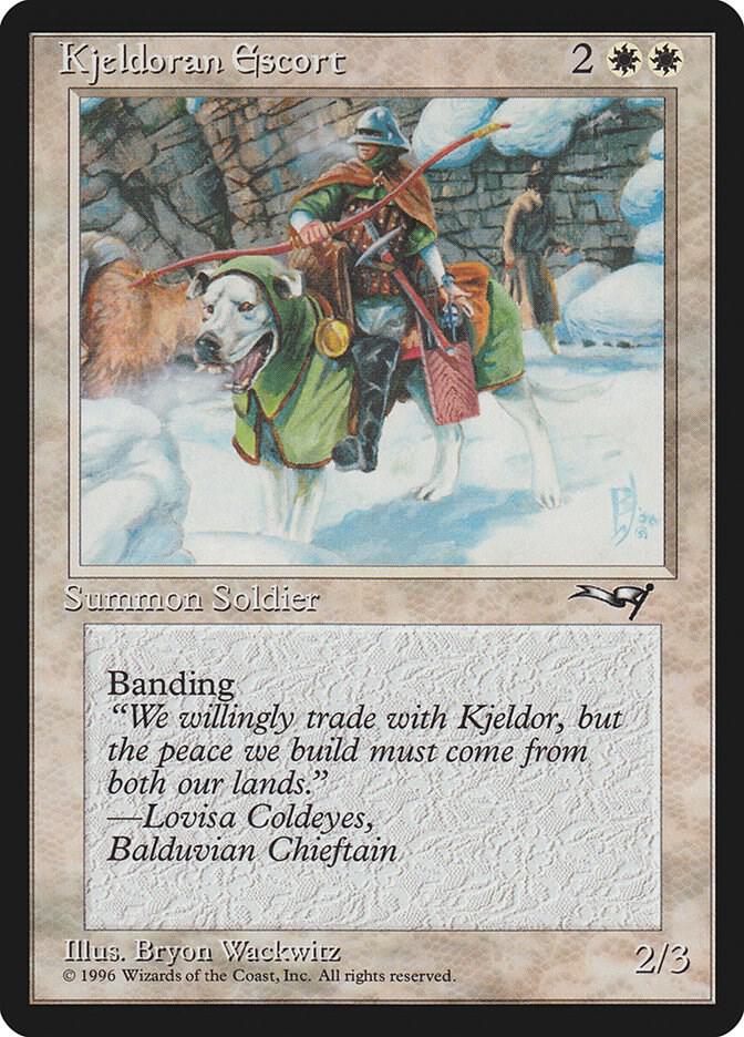 Kjeldoran Escort (Green Blanketed Dog) [Alliances] 134