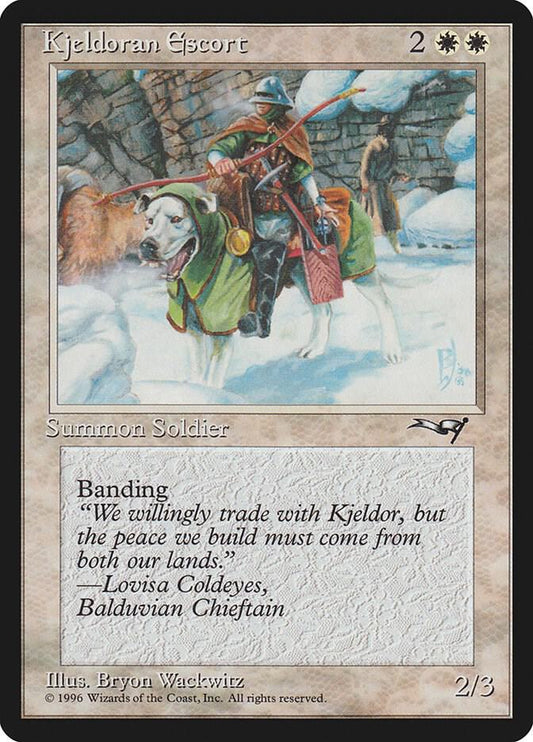 Kjeldoran Escort (Green Blanketed Dog) [Alliances] 134