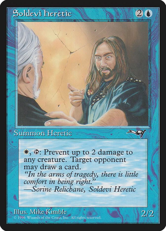 Soldevi Heretic (Blue Robe) [Alliances] 50