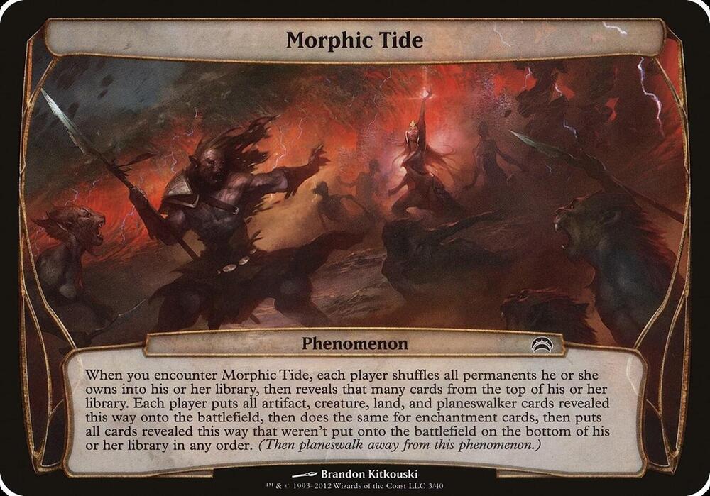 Morphic Tide (Planechase 2012) [Oversize Cards] 3
