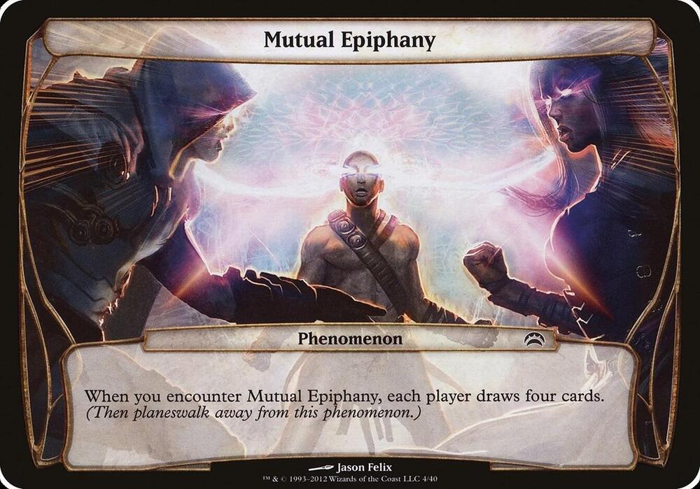 Mutual Epiphany (Planechase 2012) [Oversize Cards] 4