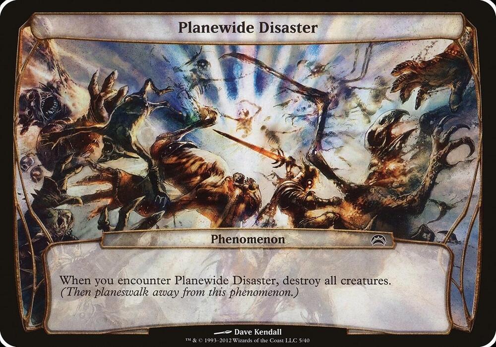 Planewide Disaster (Planechase 2012) [Oversize Cards] 5