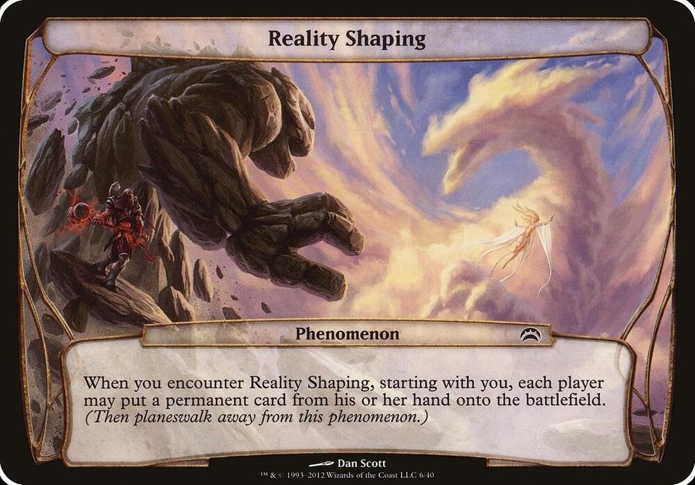 Reality Shaping (Planechase 2012) [Oversize Cards] 6