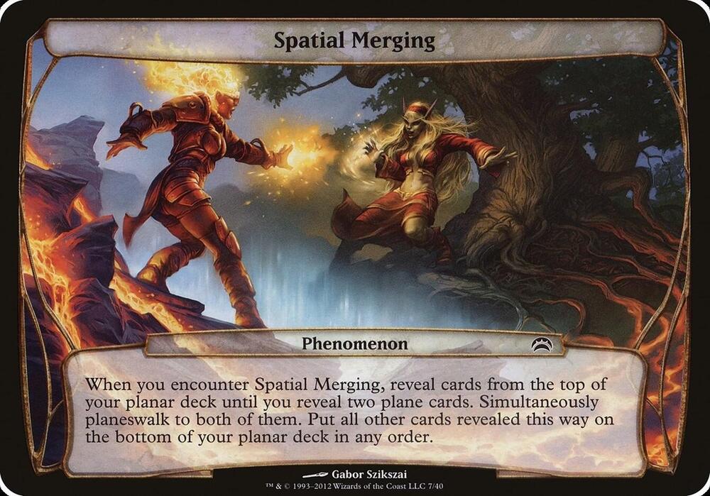 Spatial Merging (Planechase 2012) [Oversize Cards] 7