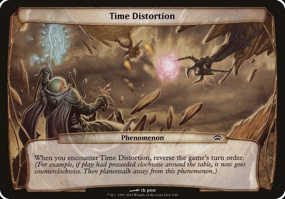 Time Distortion (Planechase 2012) [Oversize Cards] 8