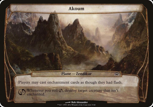 Akoum (Planechase 2012) [Oversize Cards] 9