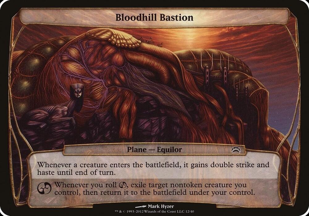 Bloodhill Bastion (Planechase 2012) [Oversize Cards] 12