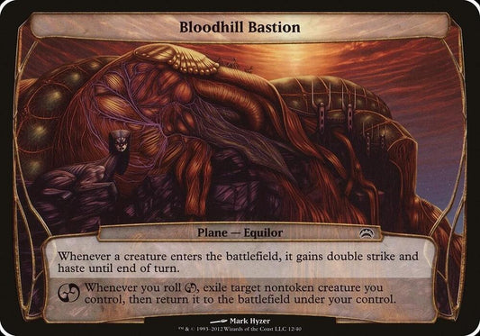 Bloodhill Bastion (Planechase 2012) [Oversize Cards] 12