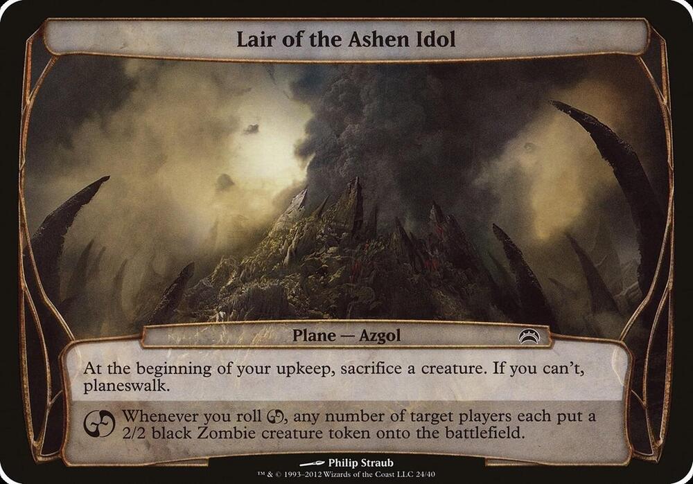 Lair of the Ashen Idol (Planechase 2012) [Oversize Cards] 24
