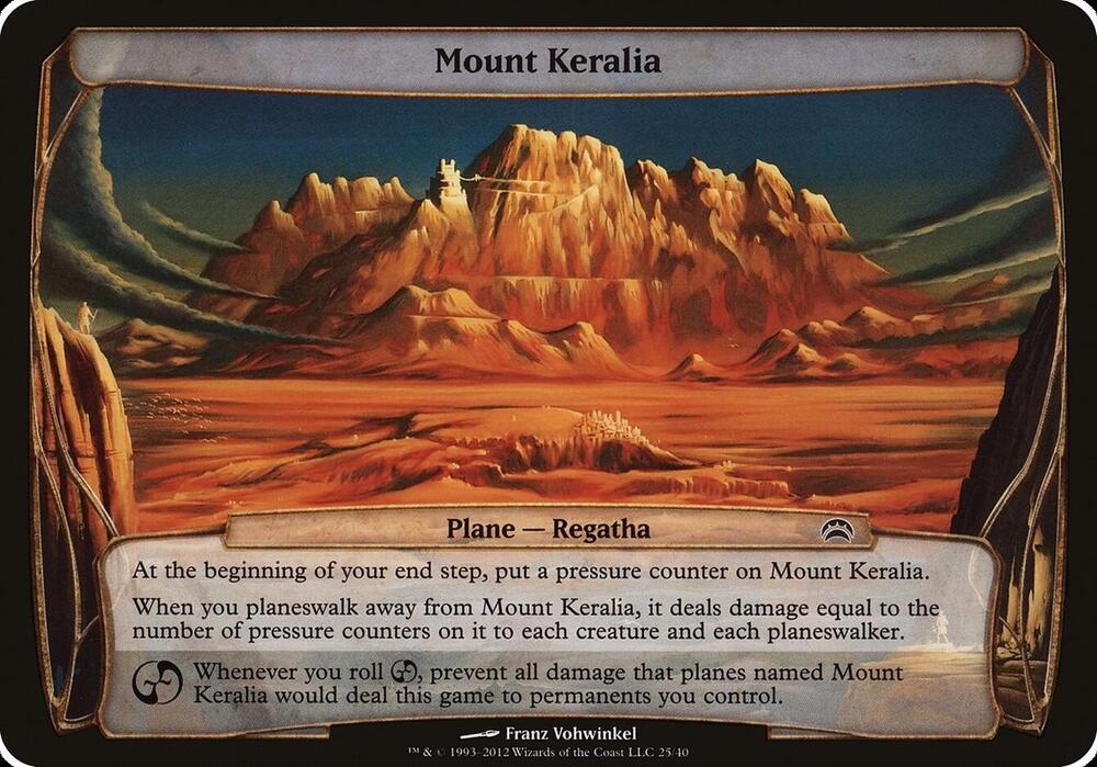 Mount Keralia (Planechase 2012) [Oversize Cards] 25