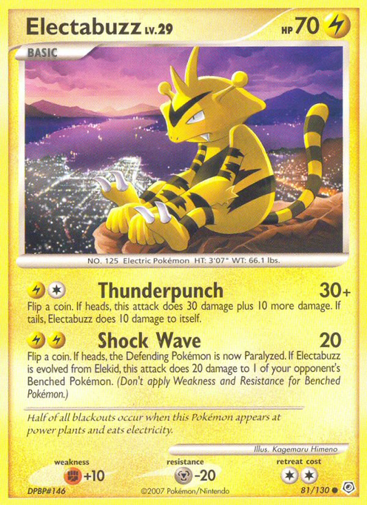 Electabuzz - 81/130 Diamond & Pearl