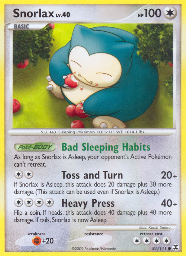 Snorlax - 81/111 Rising Rivals