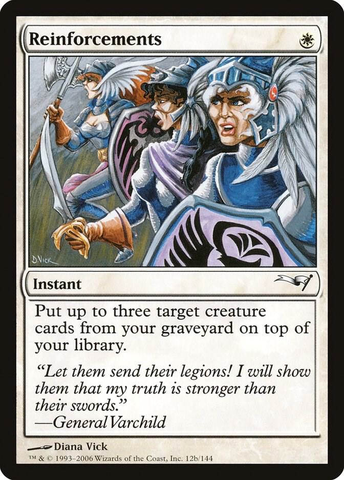 Reinforcements (Version 2) [Coldsnap Theme Deck Reprints] 12b