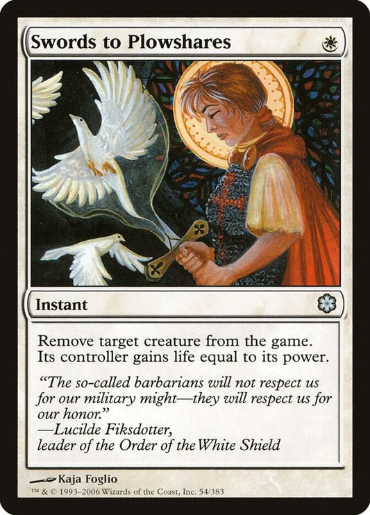 Swords to Plowshares [Coldsnap Theme Deck Reprints] 54