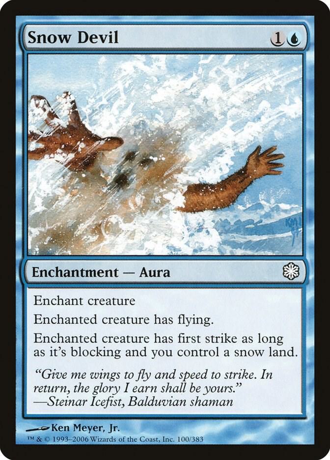 Snow Devil [Coldsnap Theme Deck Reprints] 100