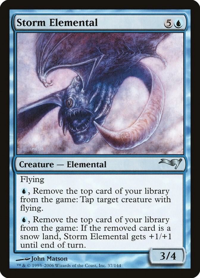 Storm Elemental [Coldsnap Theme Deck Reprints] 37
