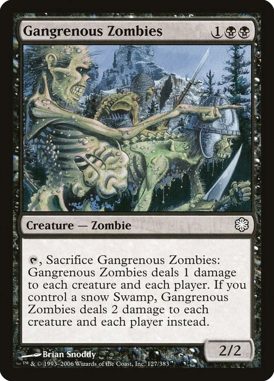 Gangrenous Zombies [Coldsnap Theme Deck Reprints] 127