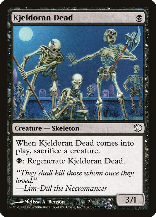 Kjeldoran Dead [Coldsnap Theme Deck Reprints] 137