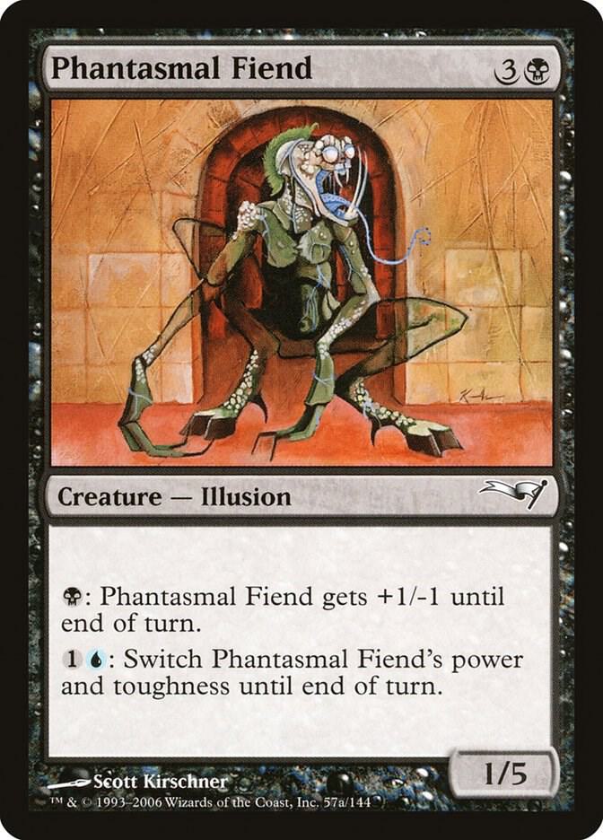 Phantasmal Fiend [Coldsnap Theme Deck Reprints] 57a