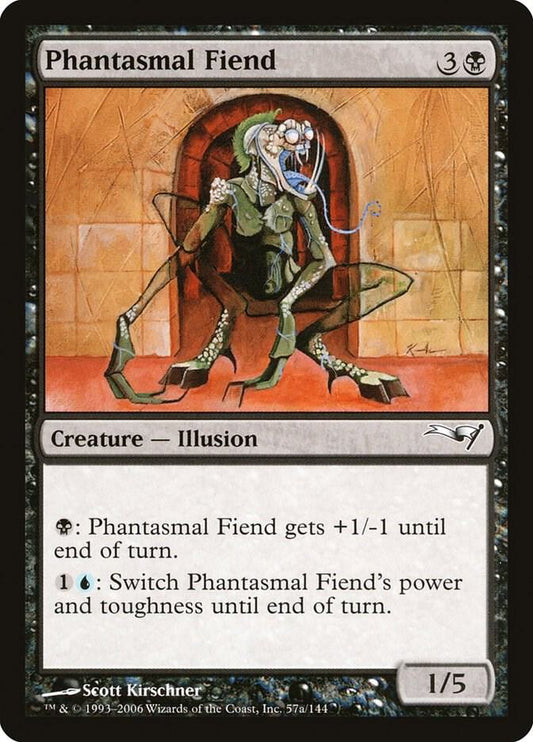 Phantasmal Fiend [Coldsnap Theme Deck Reprints] 57a