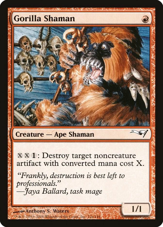 Gorilla Shaman [Coldsnap Theme Deck Reprints] 72a