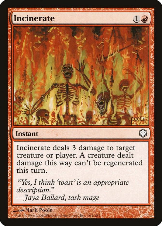 Incinerate [Coldsnap Theme Deck Reprints] 194