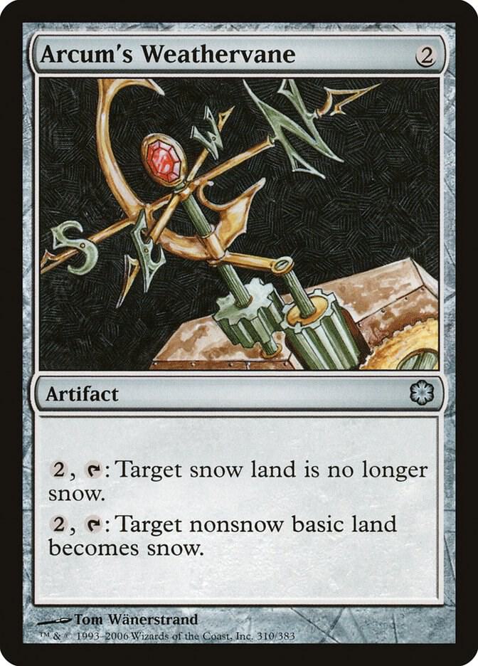 Arcum's Weathervane [Coldsnap Theme Deck Reprints] 310