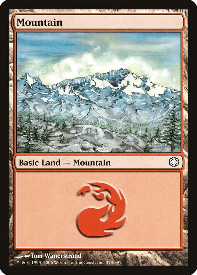 Mountain (378) [Coldsnap Theme Deck Reprints] 378