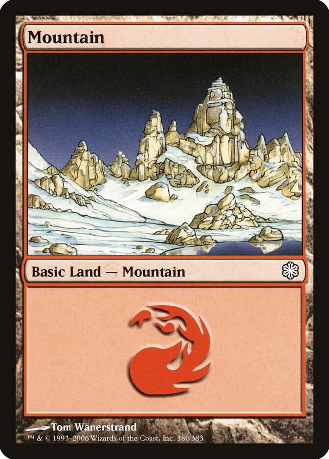 Mountain (380) [Coldsnap Theme Deck Reprints] 380