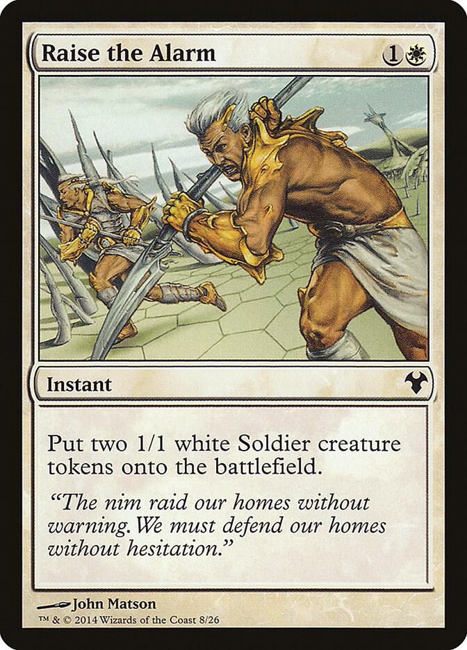 Raise the Alarm [Magic Modern Event Deck] 8