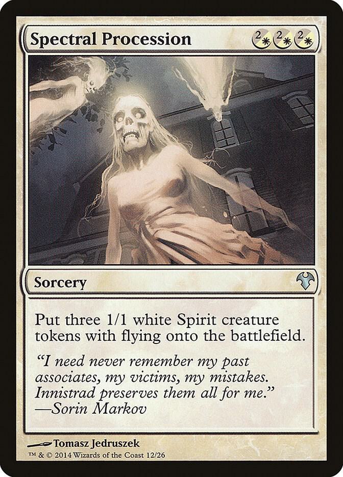 Spectral Procession [Magic Modern Event Deck] 12