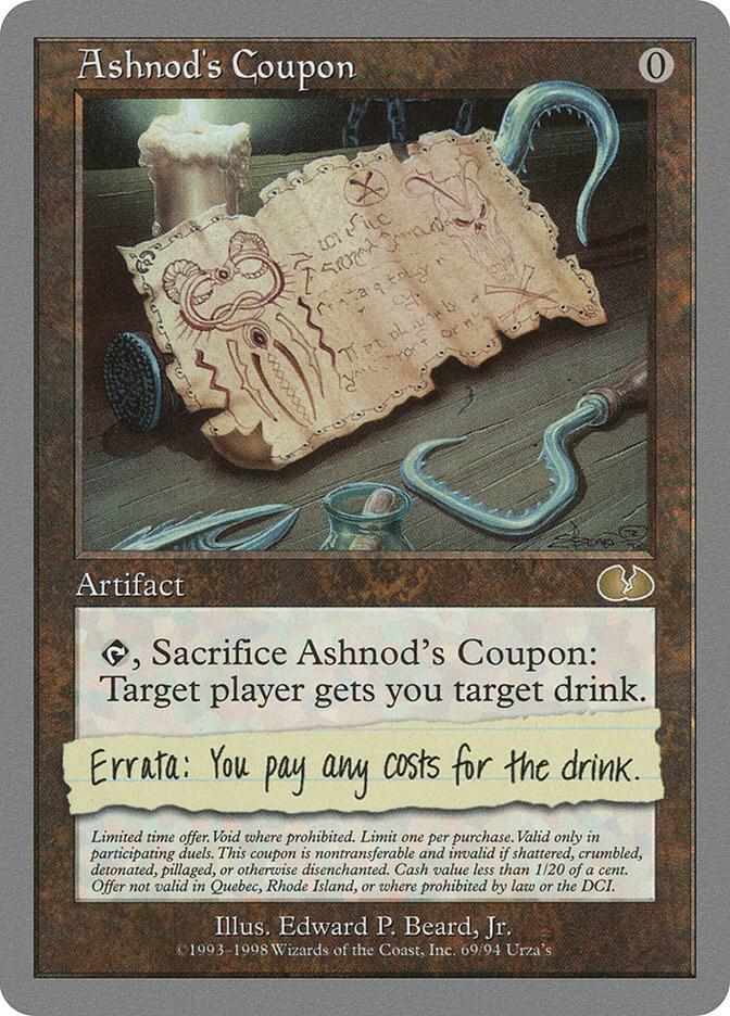 Ashnod's Coupon [Unglued] 69