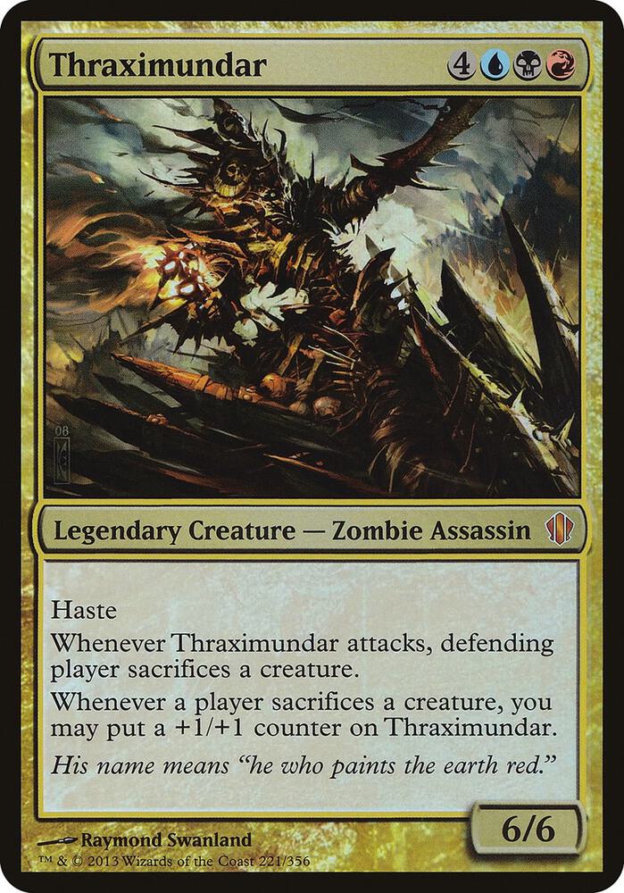 Thraximundar (Commander 2013) [Oversize Cards] 221