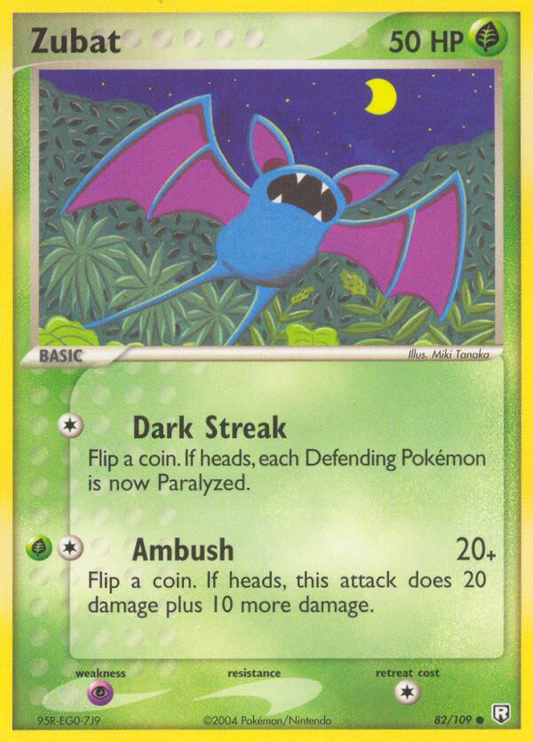 Zubat - 82/109 Team Rocket Returns