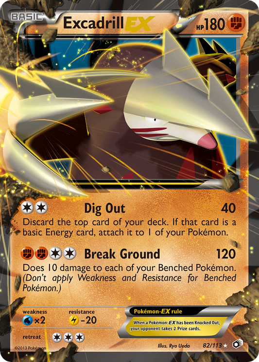 Excadrill-EX - 82/113 Legendary Treasures