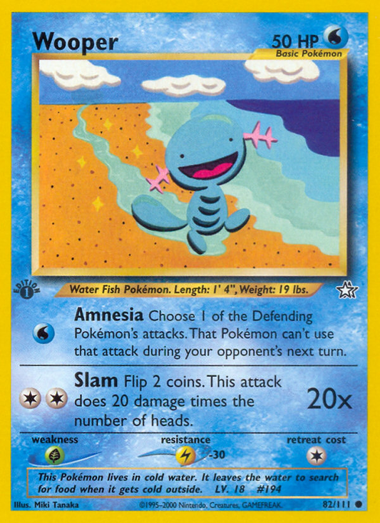 Wooper - 82/111 Neo Genesis