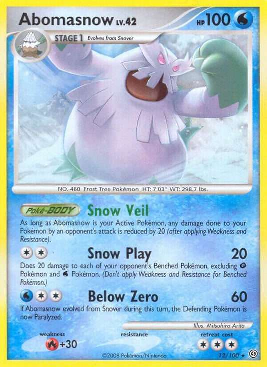 Abomasnow [Stormfront] 12/100