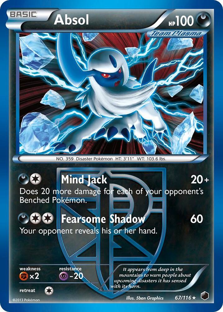Absol (Team Plasma) [Plasma Freeze] 67/116